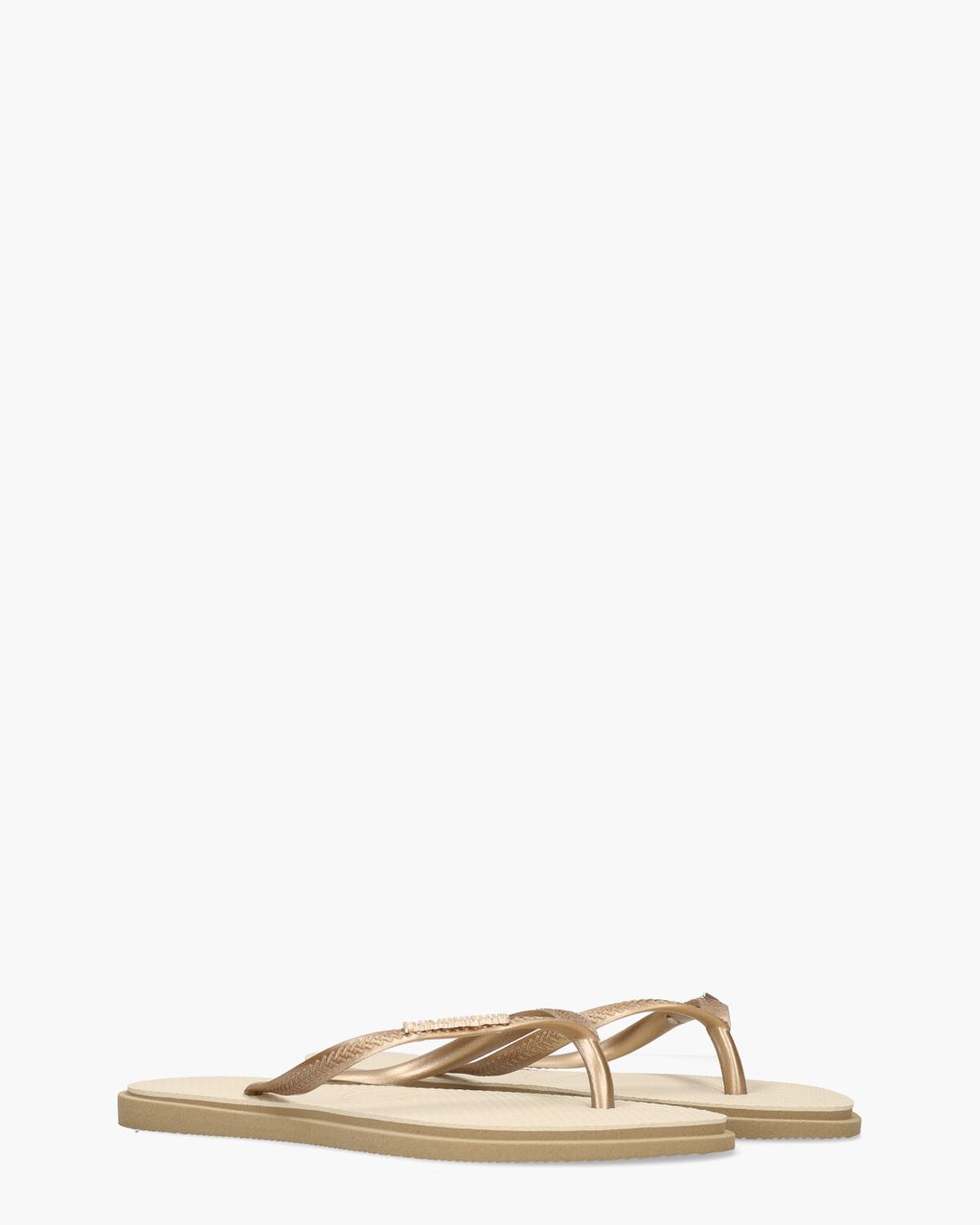Slim Point Roségoud/Beige Damesslippers
