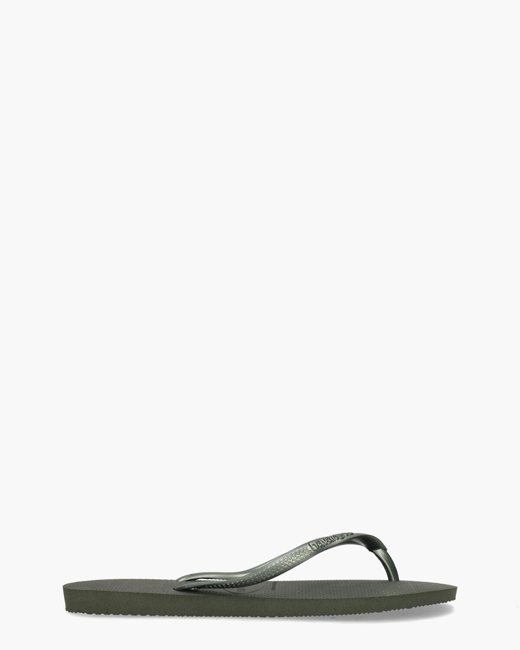 Slim Metallic Groen Damesslippers