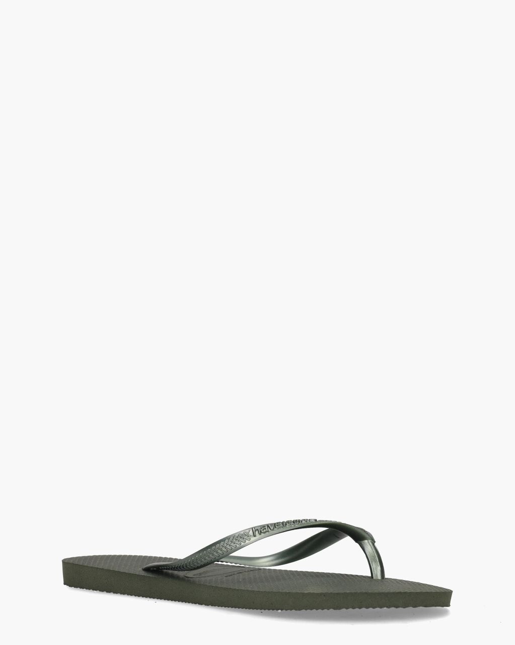 Slim Metallic Groen Damesslippers