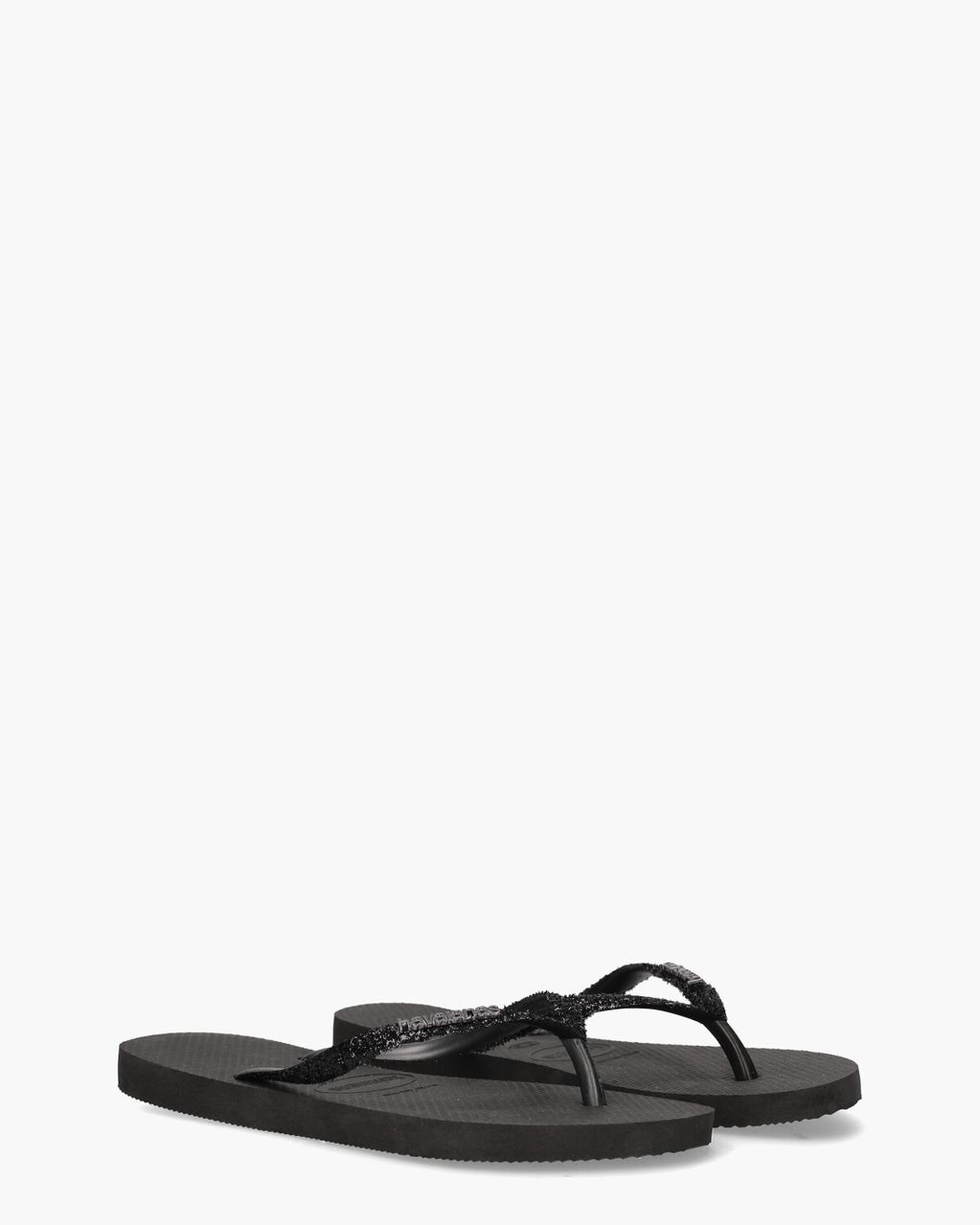 Slim Glitter II Zwart Damesslippers