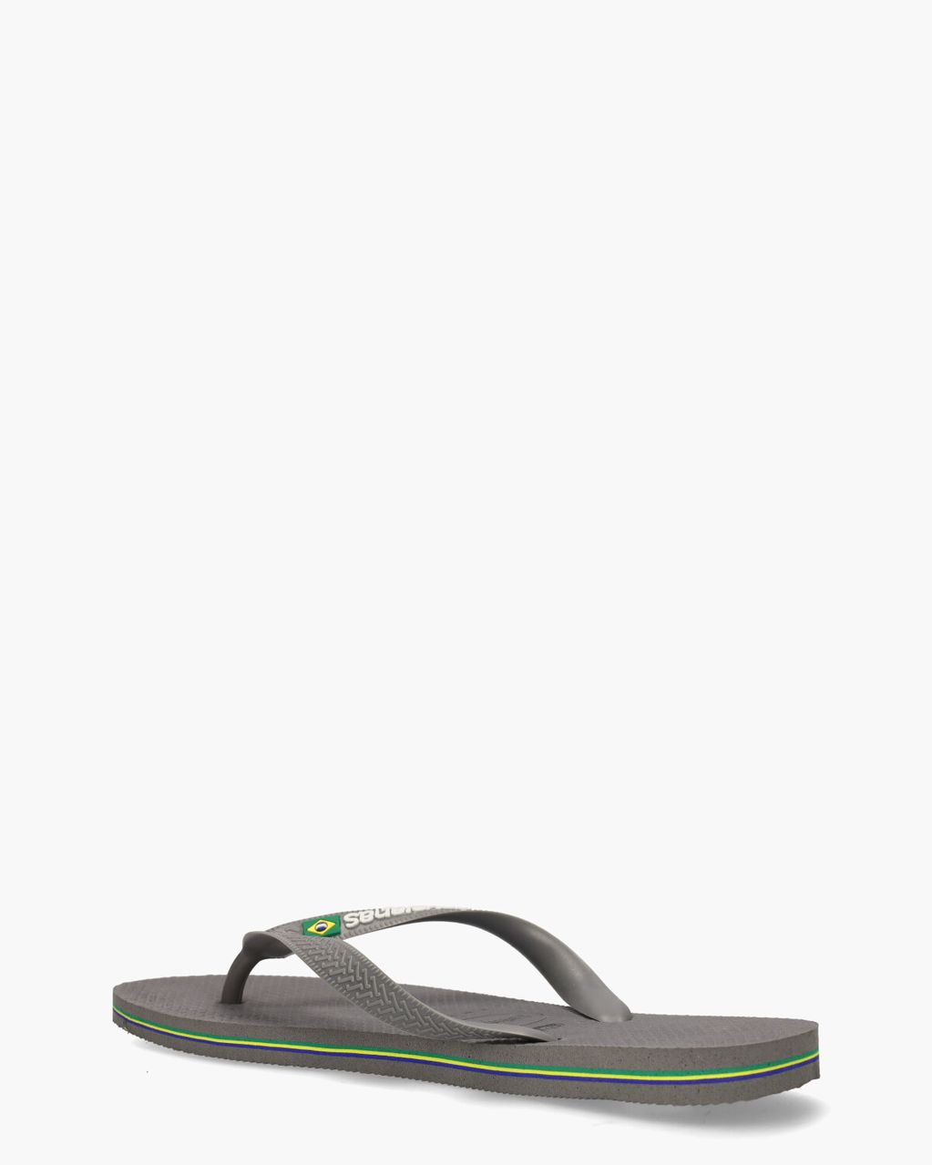 Brasil Logo Grijs Herenslippers