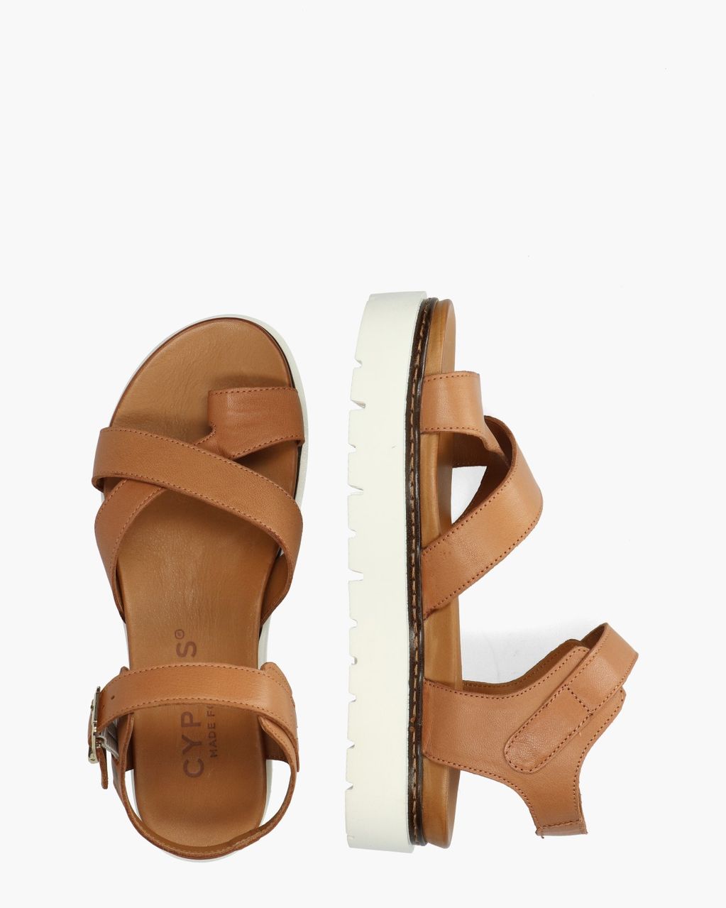 Zoella Cognac Damessandalen