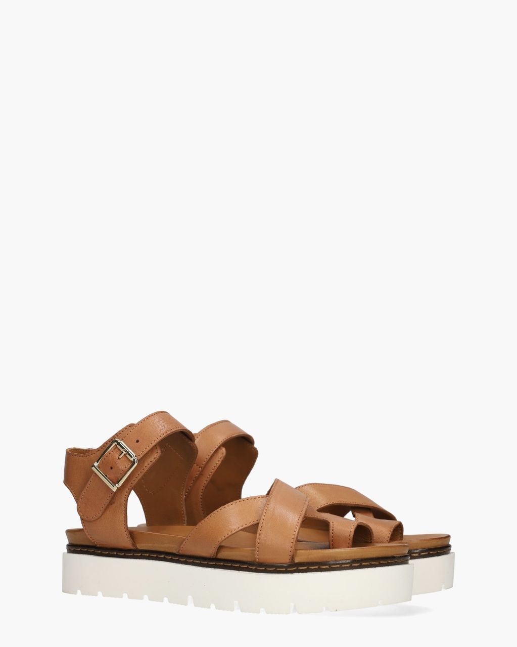 Zoella Cognac Damessandalen