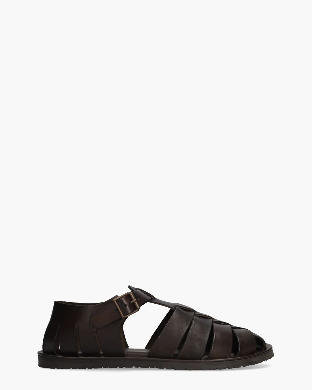 M7473 Donkerbruin Herensandalen