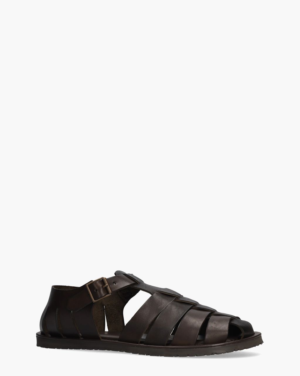M7473 Donkerbruin Herensandalen