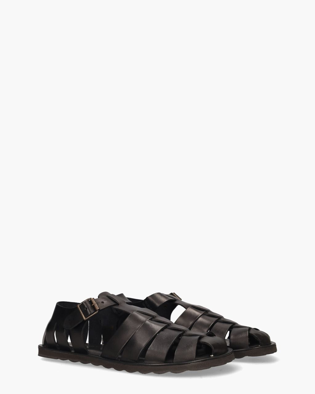 M7473 Zwart Herensandalen