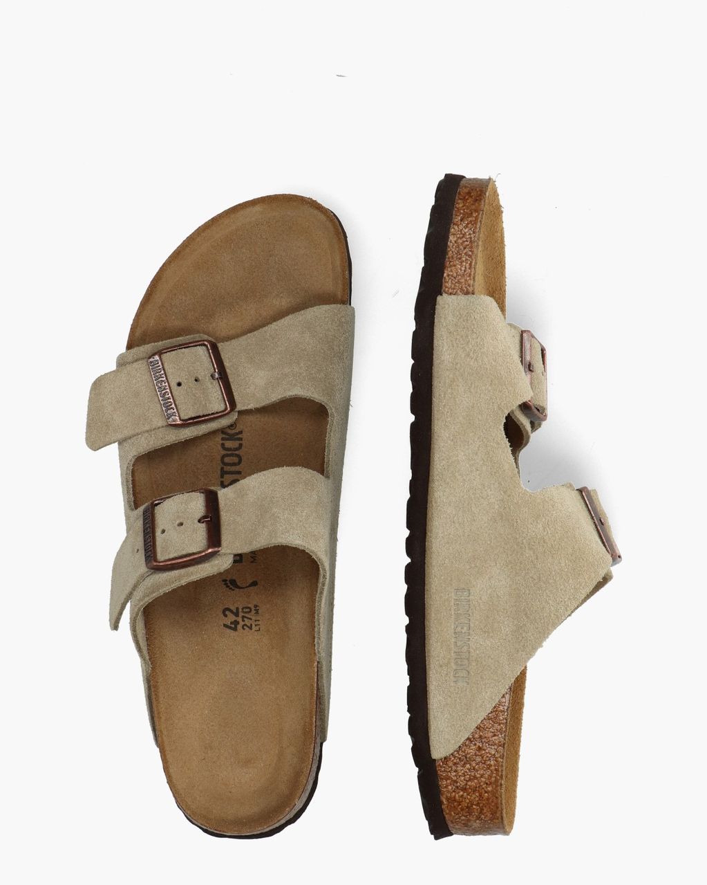 Arizona Soft Taupe Herenslippers