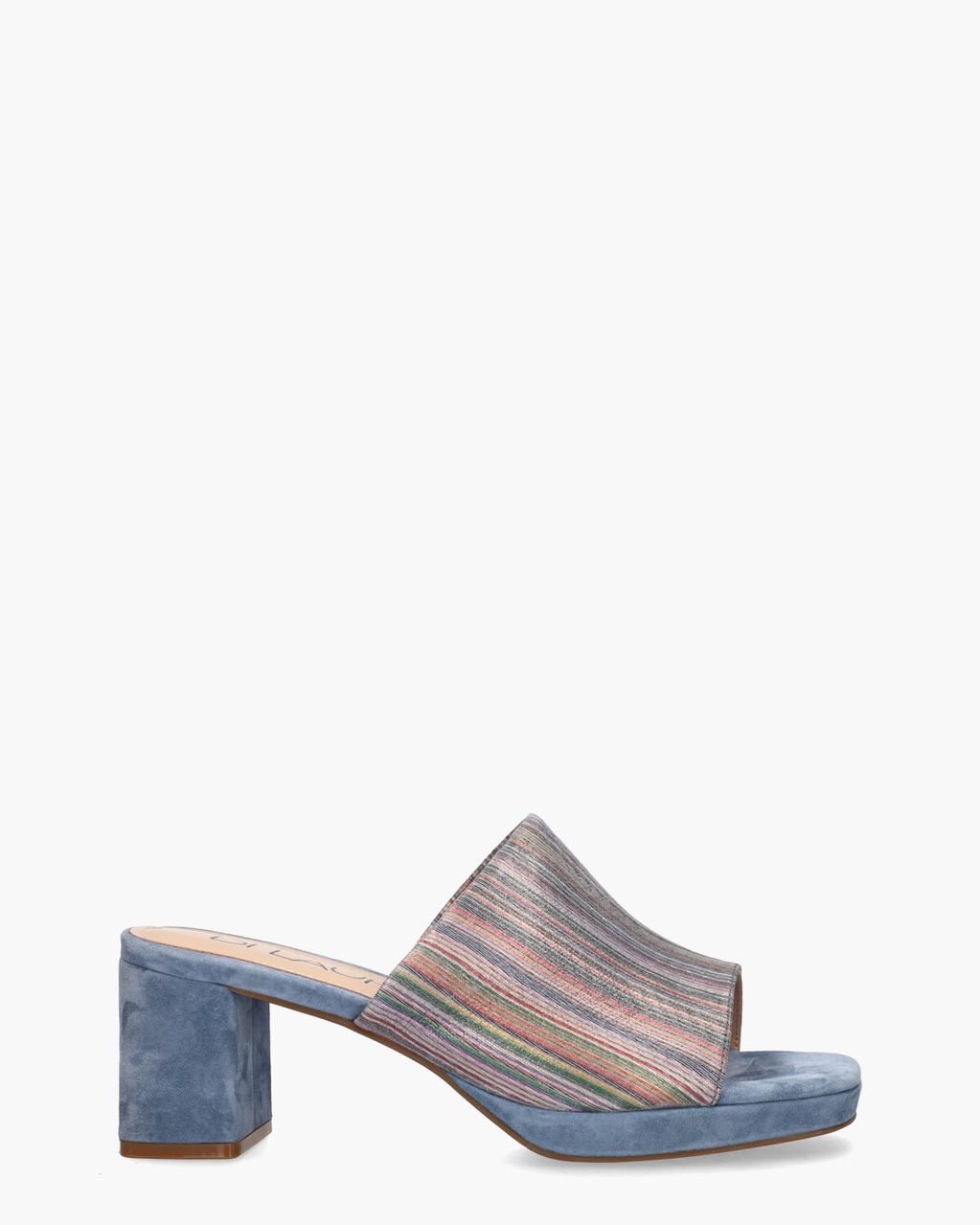 Toria Blauw/Multicolor Damesslippers