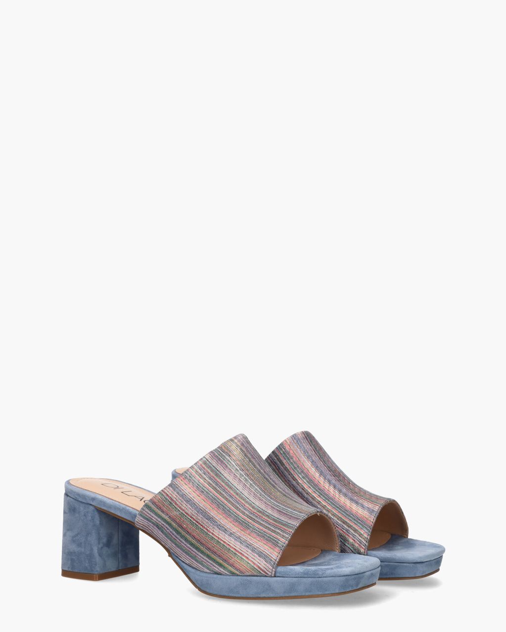 Toria Blauw/Multicolor Damesslippers