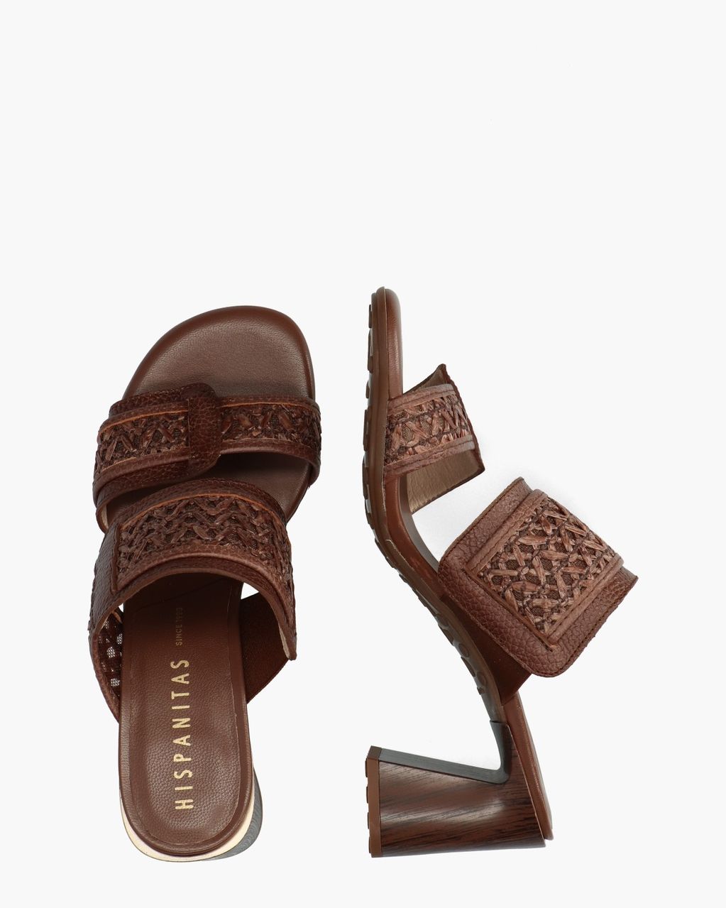 RHV264747 Donkerbruin Damesslippers