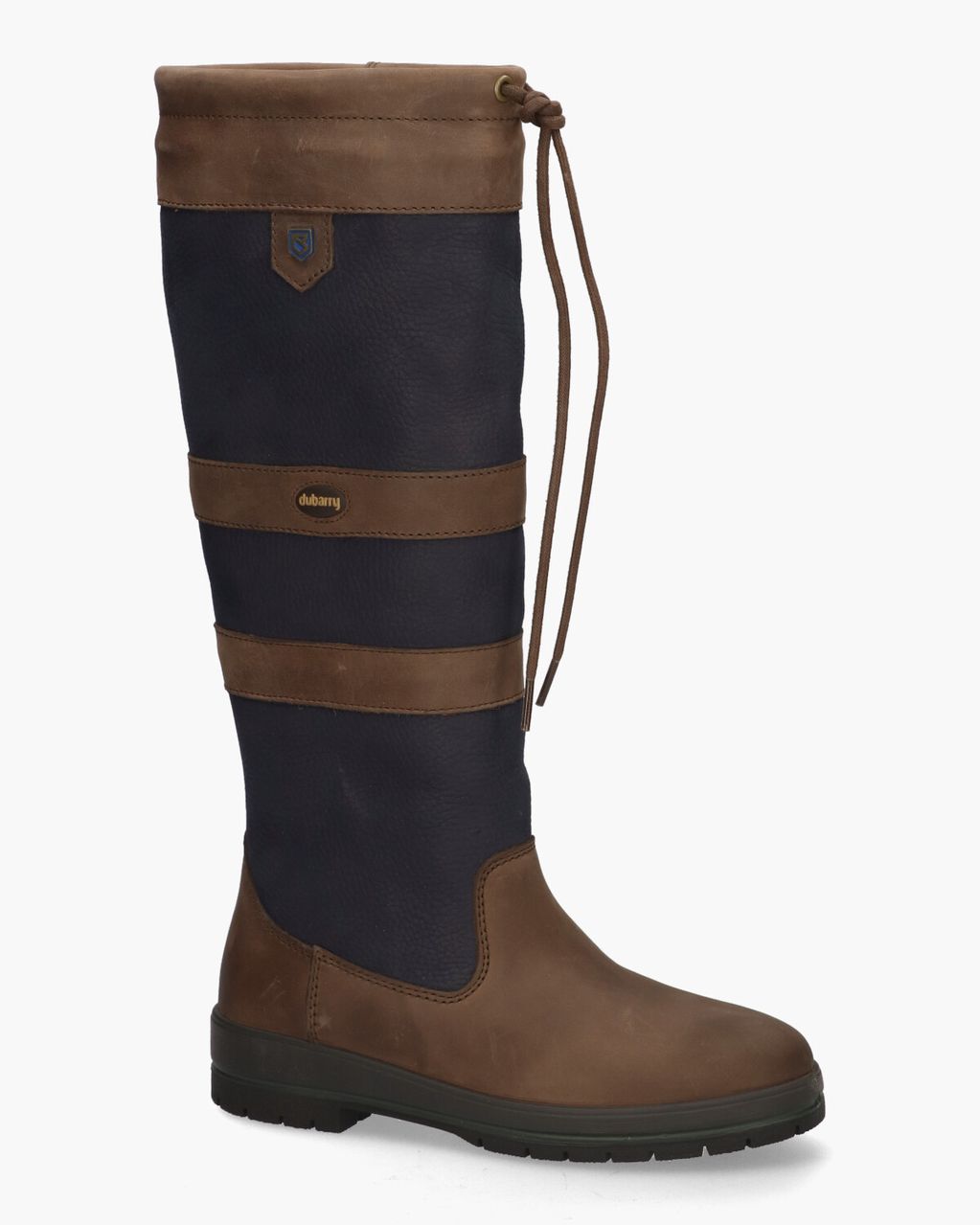 Galway Donkerblauw/Bruin Dames Outdoorboots