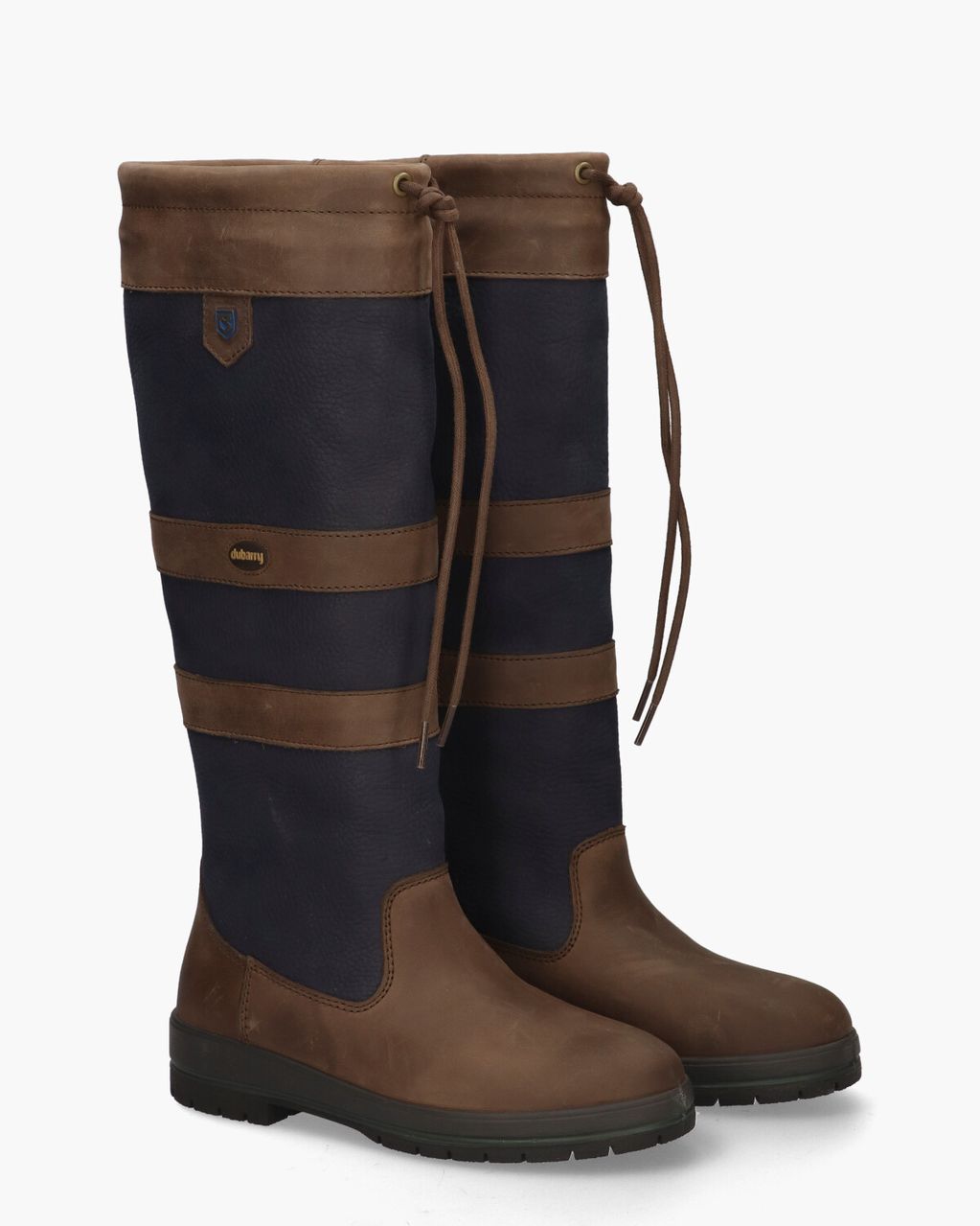 Galway Donkerblauw/Bruin Dames Outdoorboots