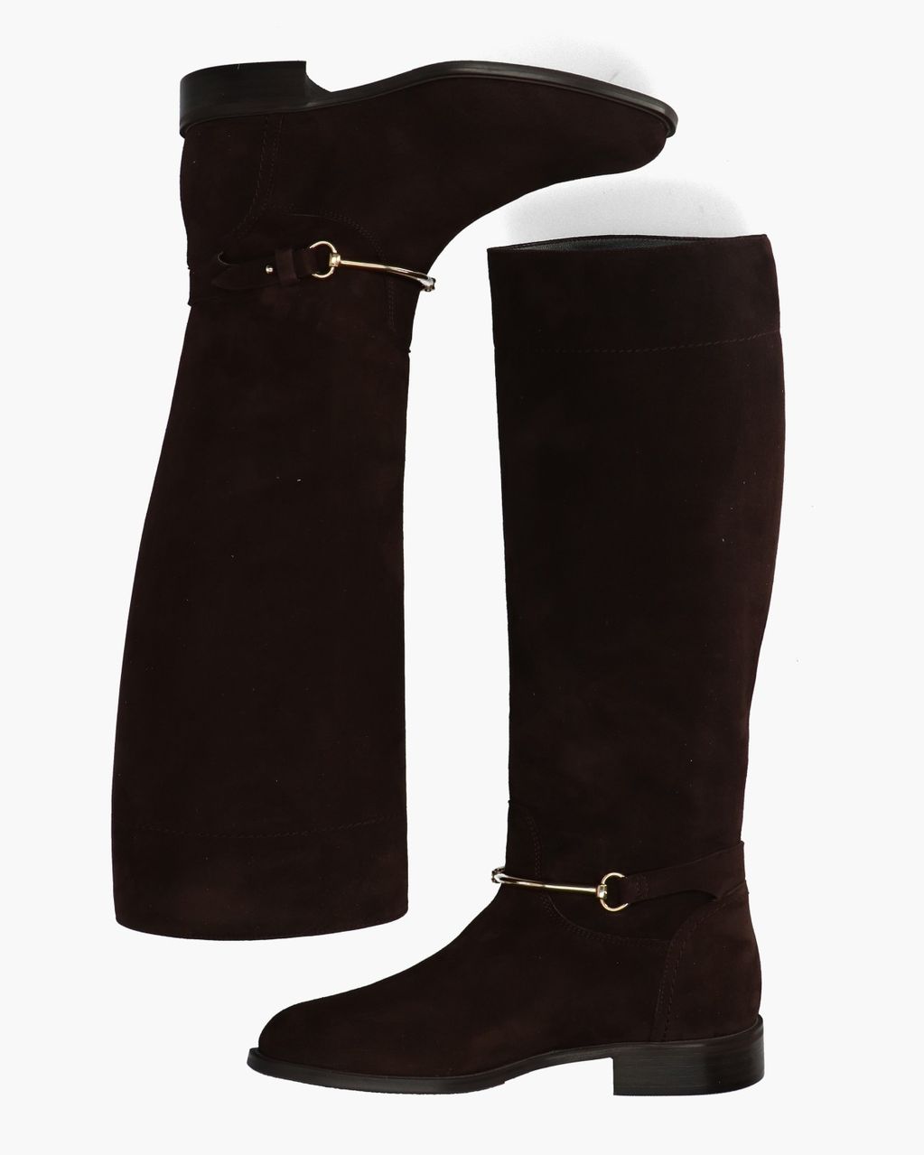 25I092 Donkerbruin Damesboots