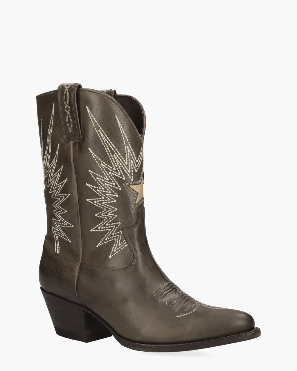 18947 Bruin/Wit Damesboots