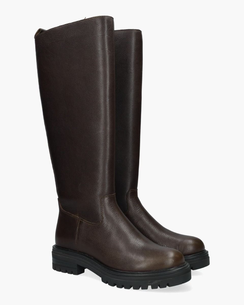 Veranne Donkerbruin Damesboots