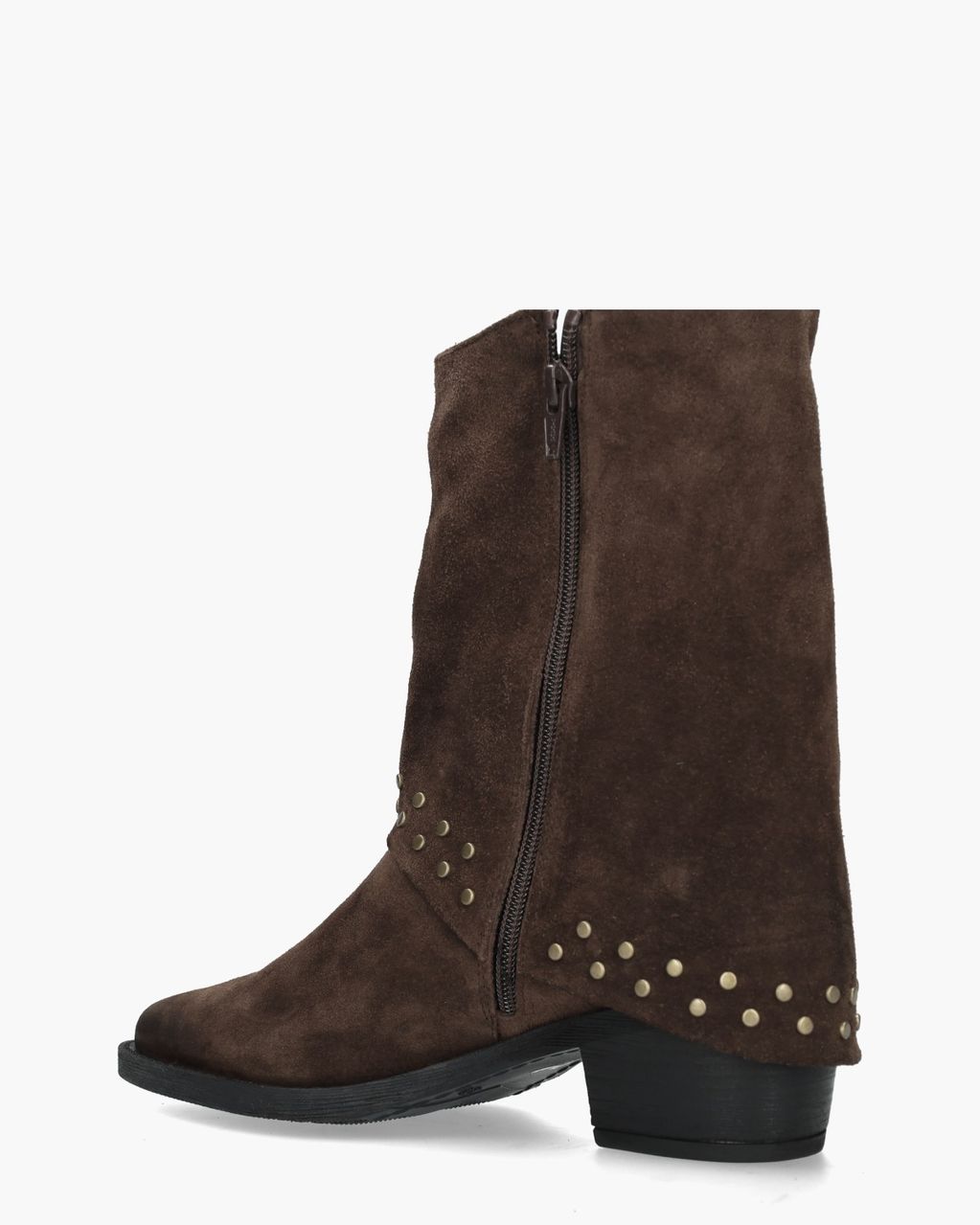 Brenda25 Donkerbruin Dames Enkelboots
