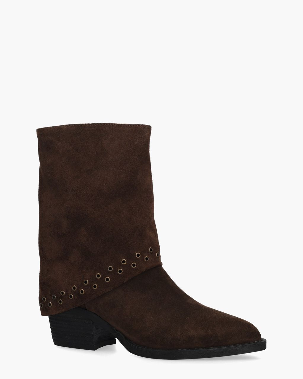 Domizia Donkerbruin Dames Enkelboots