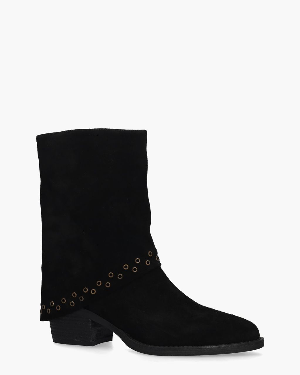 Domizia Zwart Dames Enkelboots