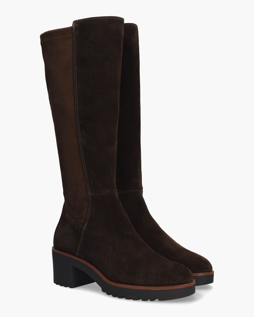 6800 Donkerbruin Damesboots