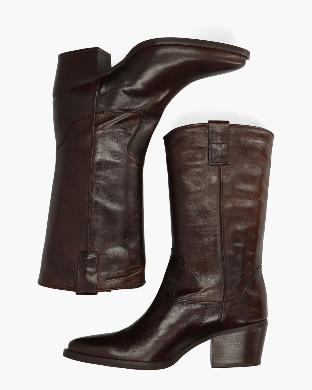 MW023 Donkerbruin Damesboots