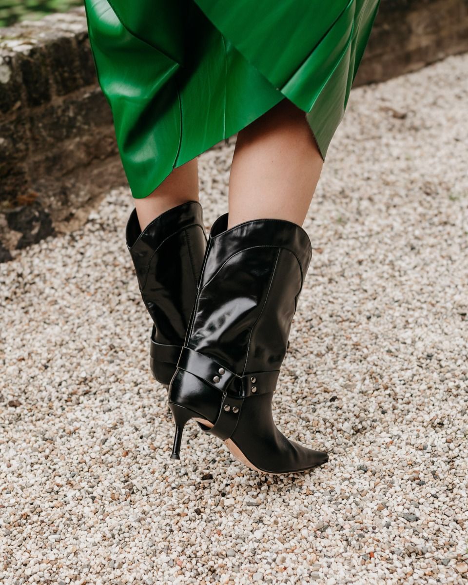 York Zwart Damesboots