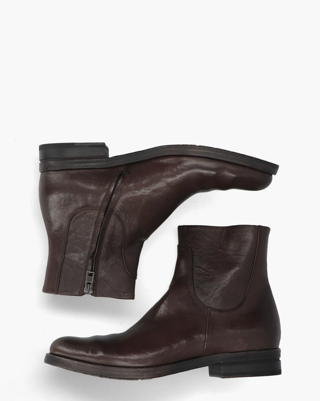 412 Donkerbruin Heren Enkelboots