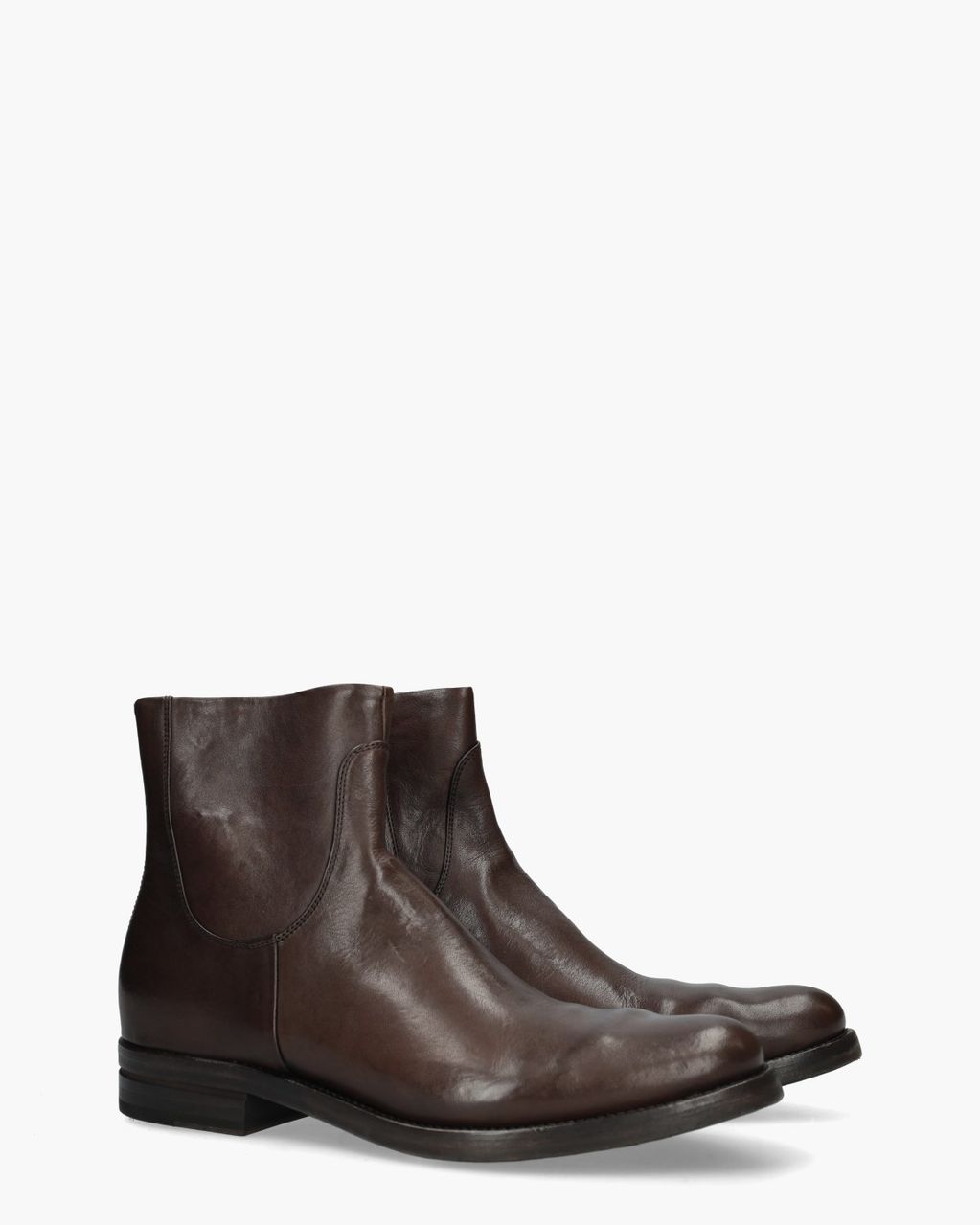 412 Donkerbruin Heren Enkelboots
