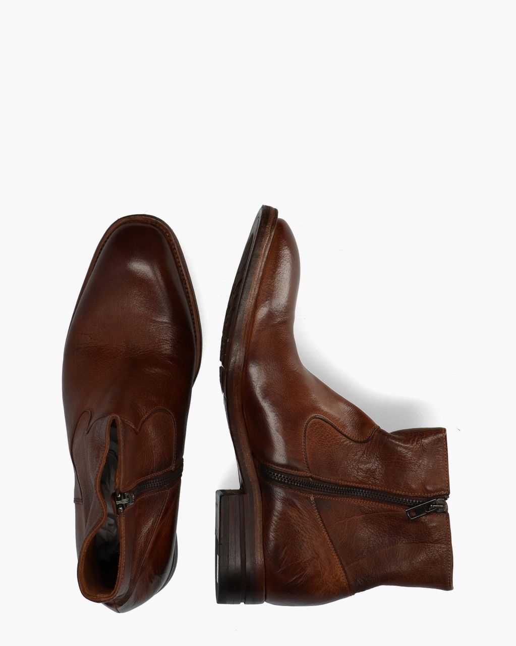4156 Cognac Heren Enkelboots