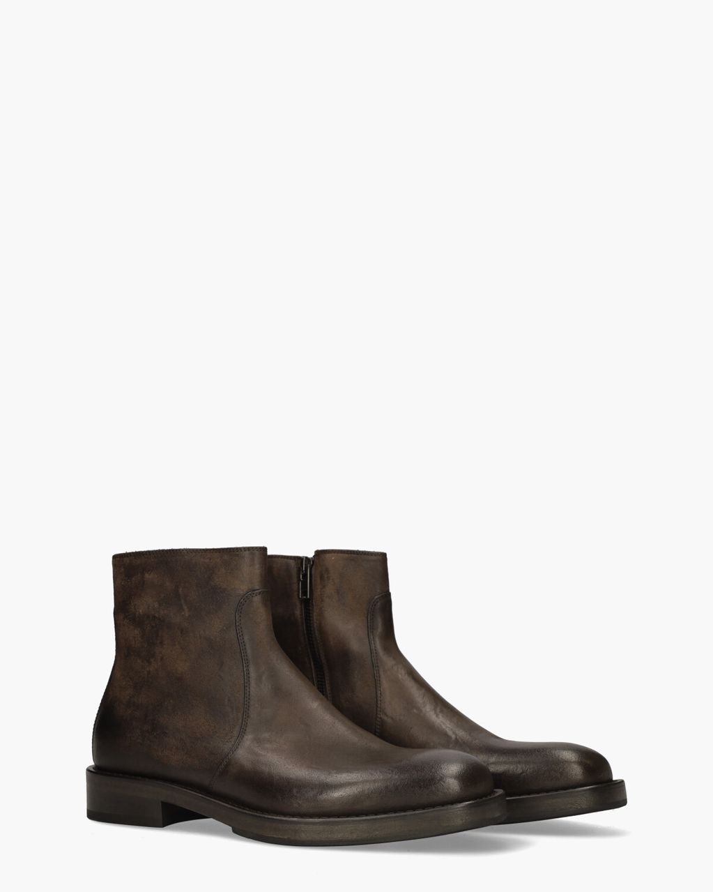 3007 Donkerbruin Heren Enkelboots
