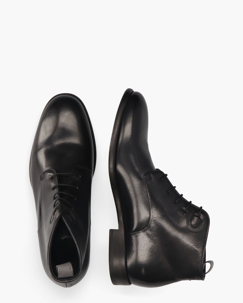 10941E Zwart Heren Veterboots