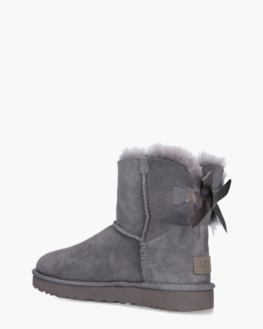 Ugg Mini Bailey Bow II Boot Obsidian Dames Enkelboots - Van