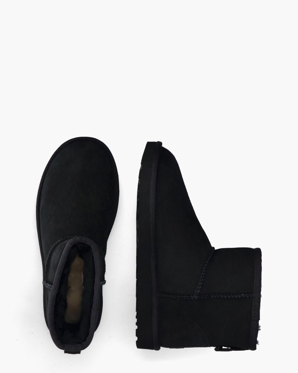 Classic Mini Boot II Black Dames Enkelboots