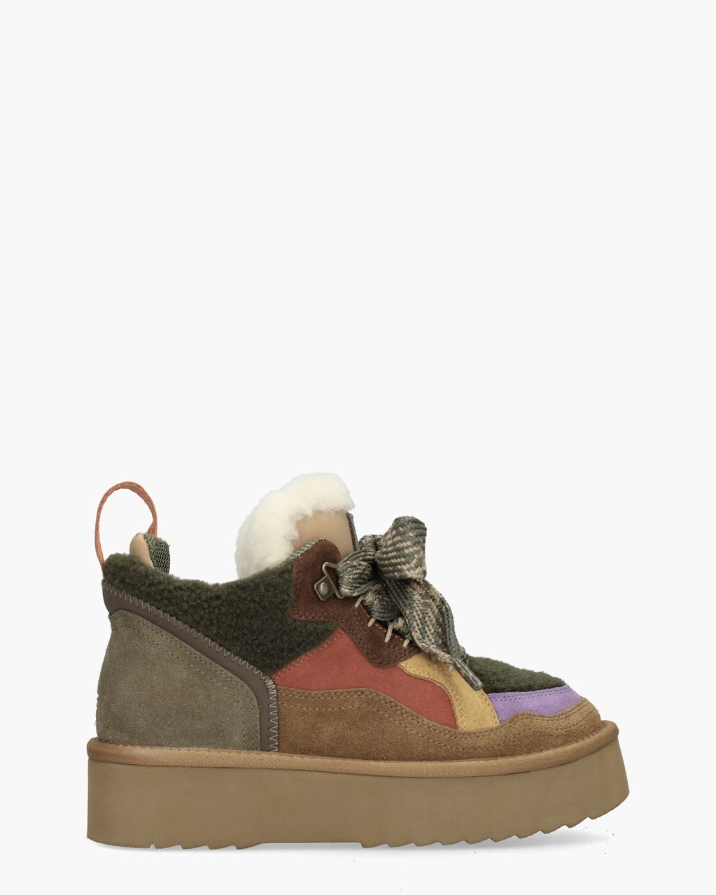 Moon 13 Groen/Multicolor Damessneakers