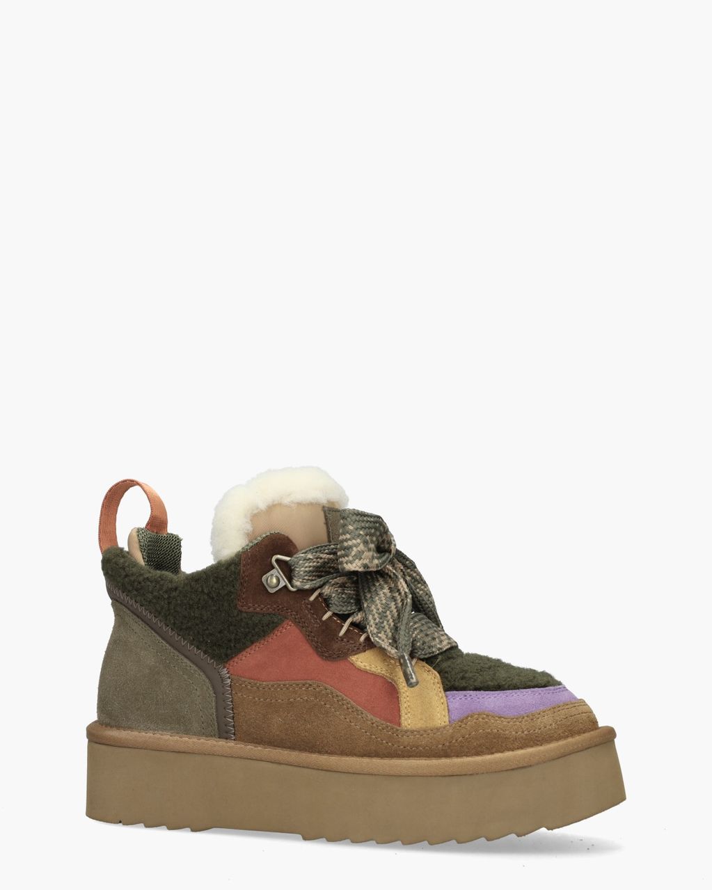 Moon 13 Groen/Multicolor Damessneakers