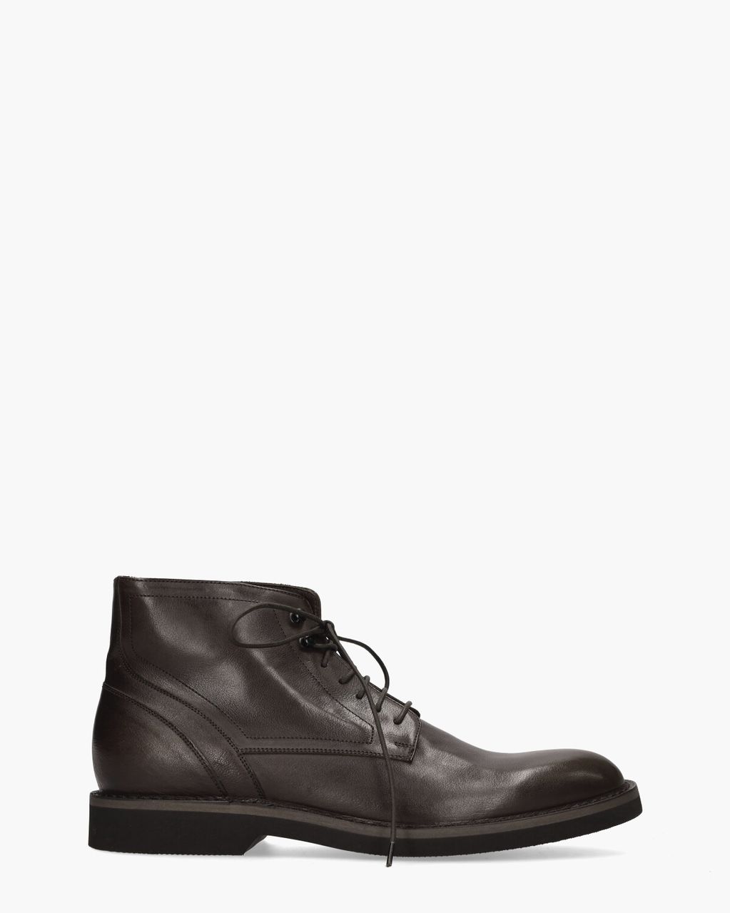 18404E Donkerbruin Heren Veterboots