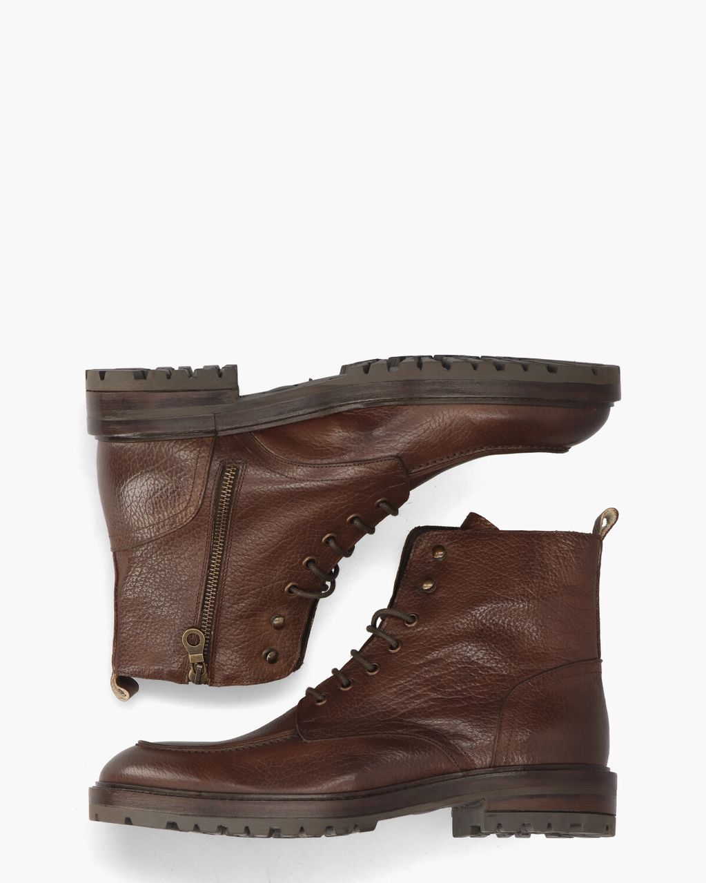 Stefano Bruin Heren Veterboots