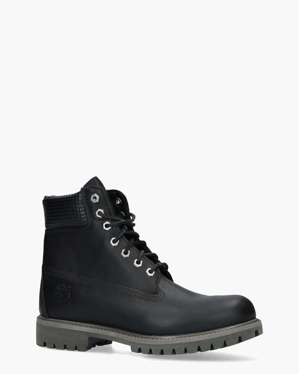 Premium 6 Inch Boot Zwart Heren Veterboots