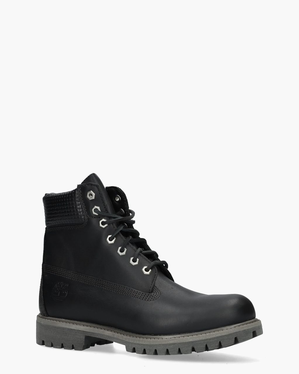 Premium 6 Inch Boot Zwart Heren Veterboots