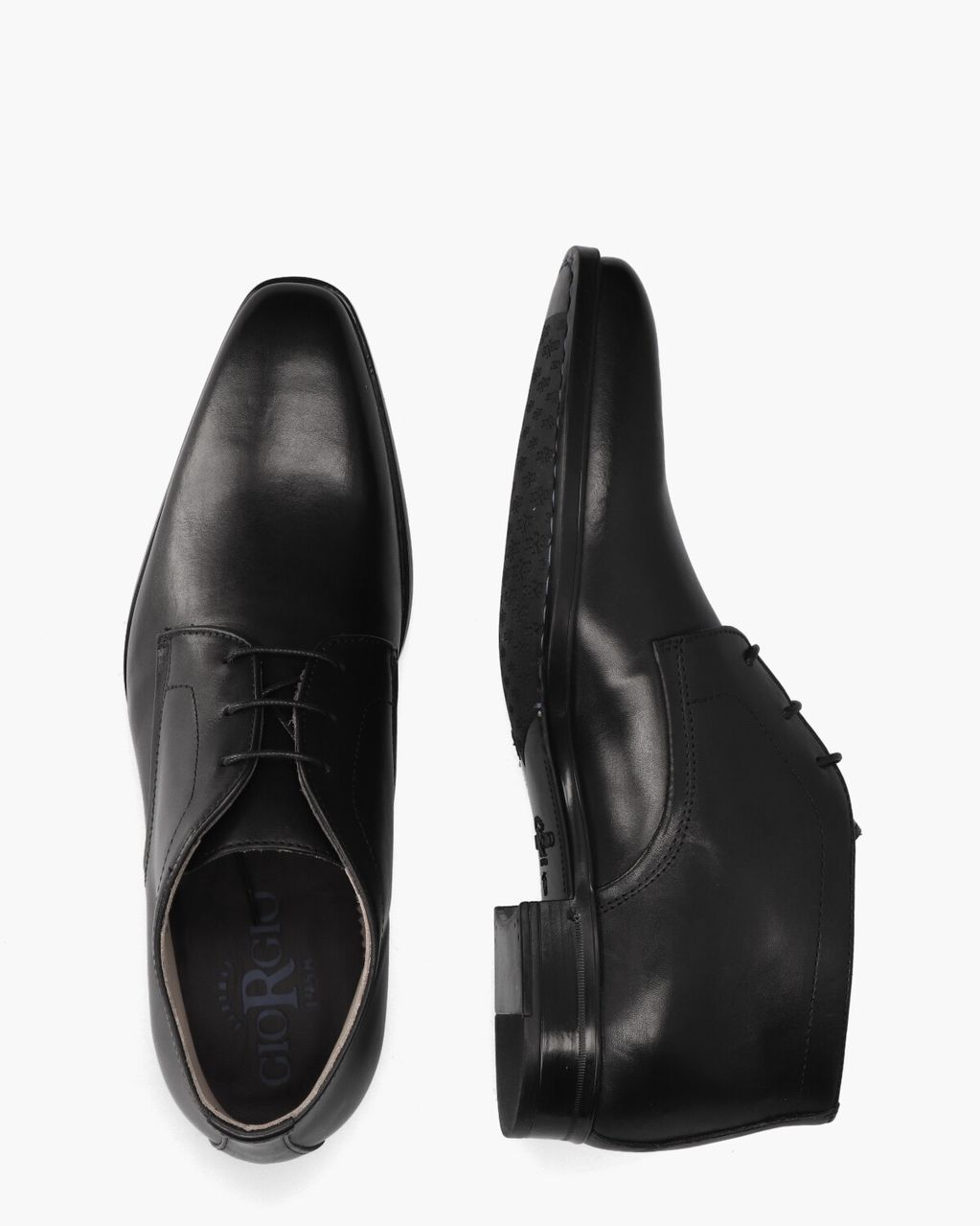 38205 Zwart Heren Veterboots