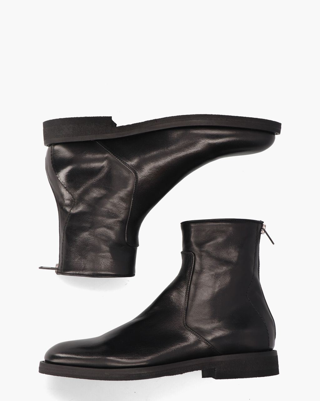 16809 Zwart Heren Enkelboots