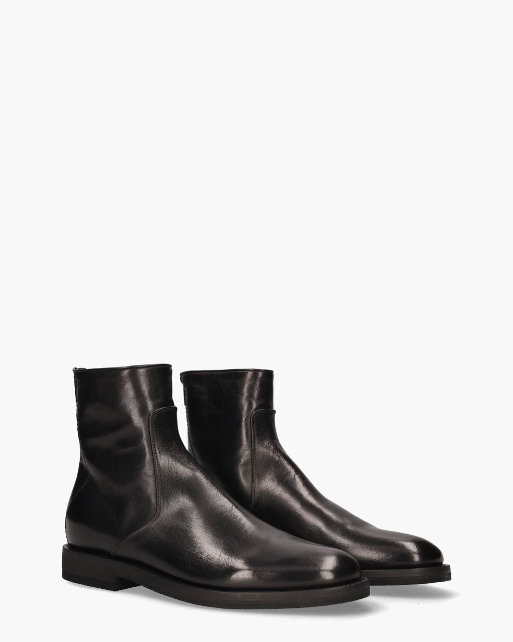 16809 Zwart Heren Enkelboots