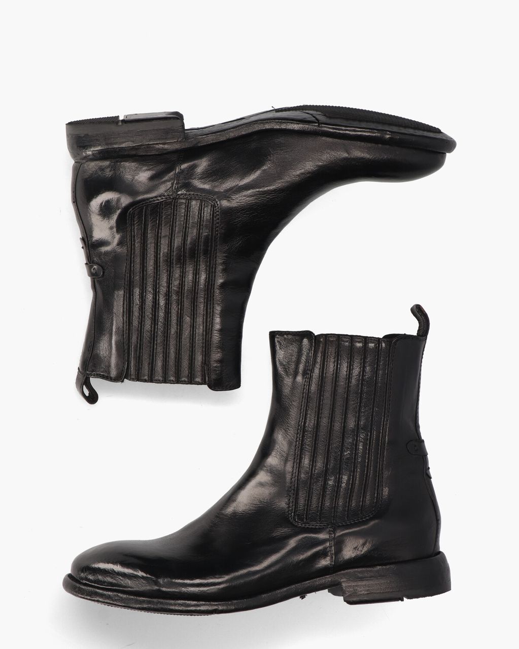 AI46A Zwart Dames Chelseaboots