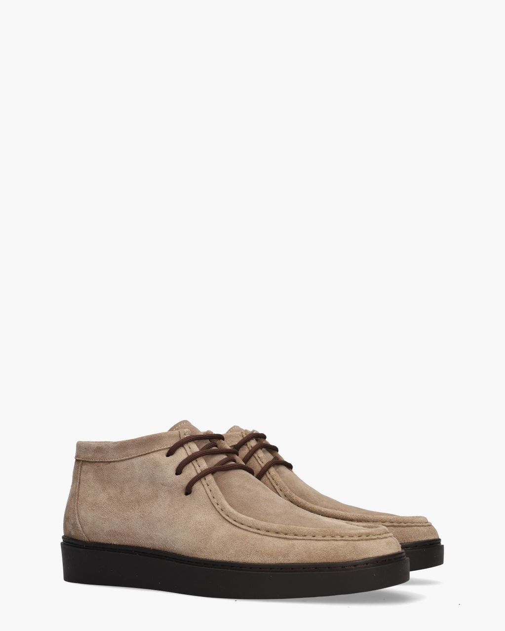 Angelino taupe Heren Veterschoenen
