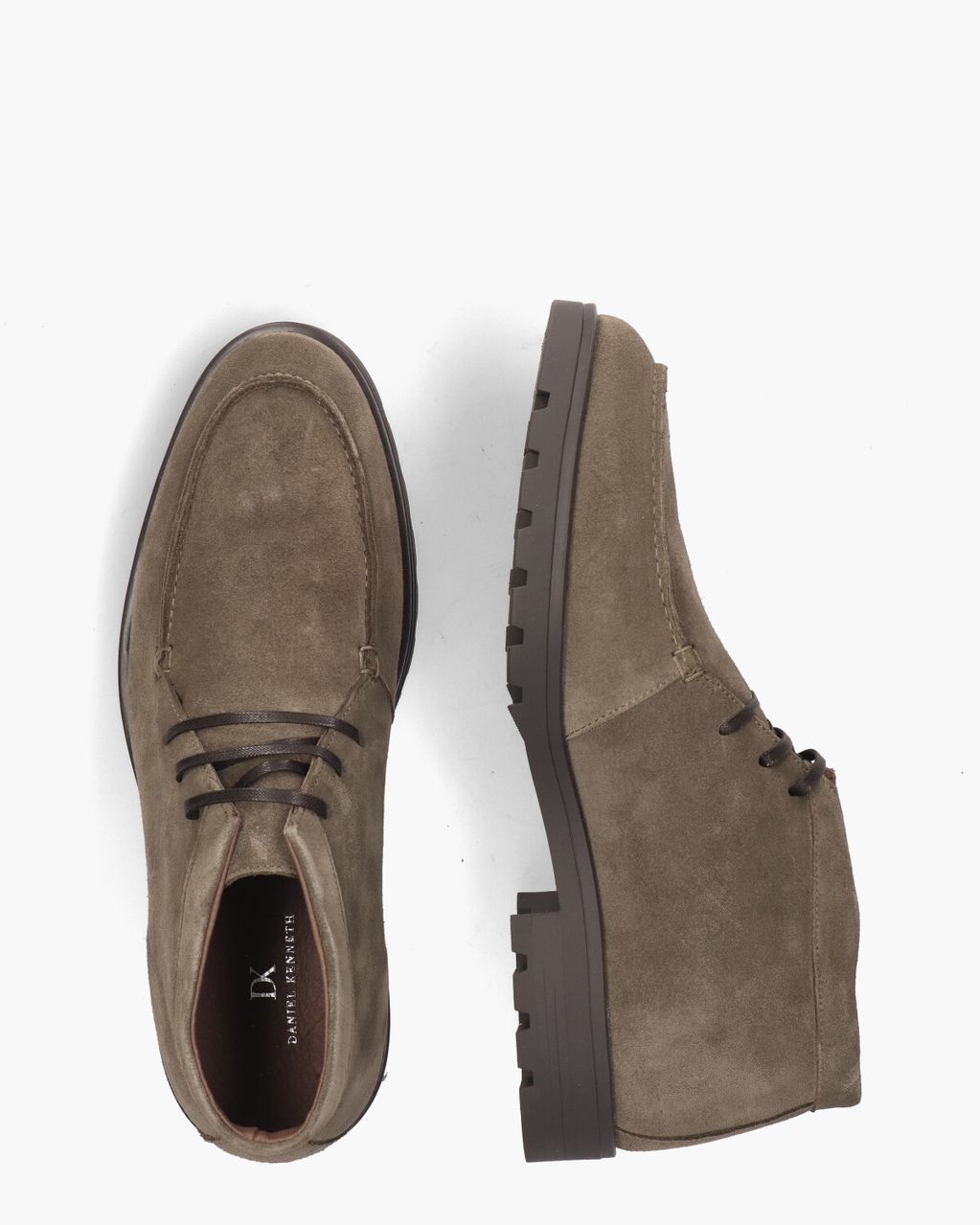 Upton Taupe Heren Veterschoenen