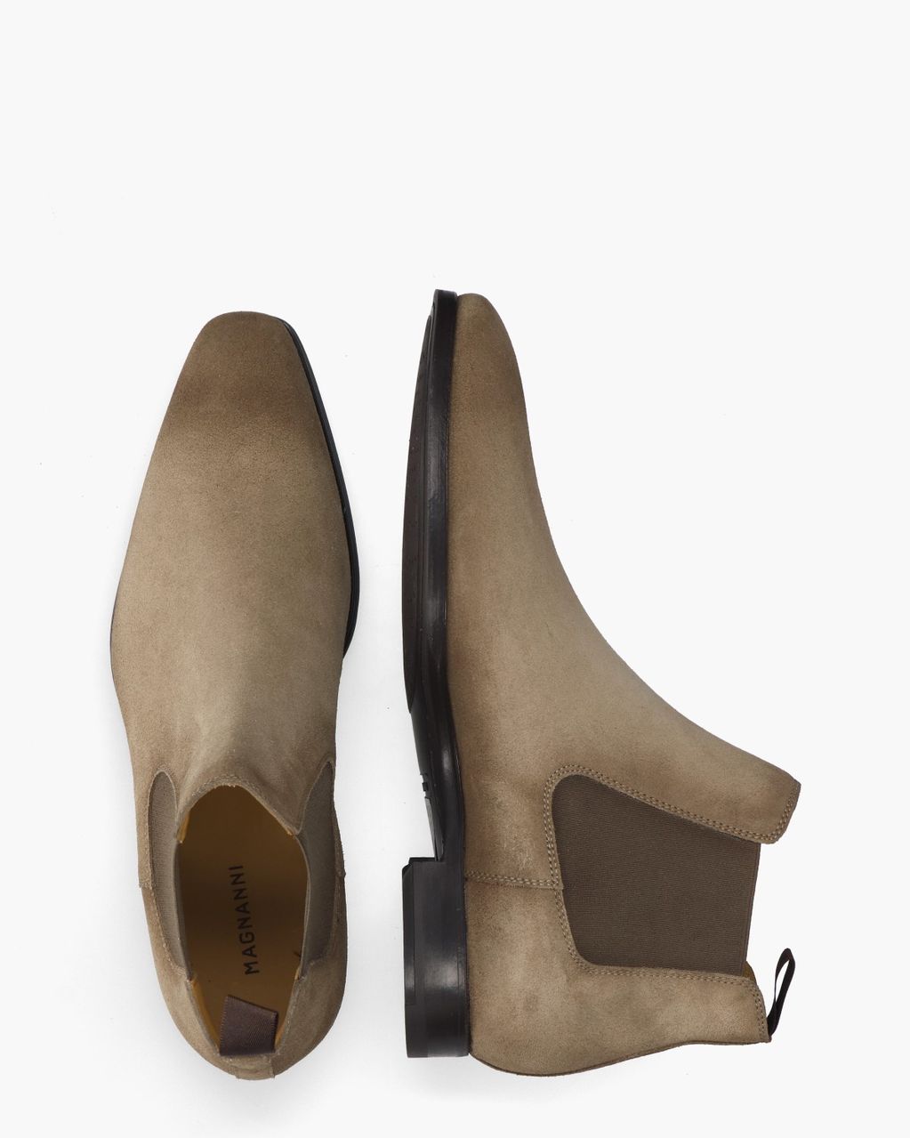 20109 Taupe Heren Chelseaboots