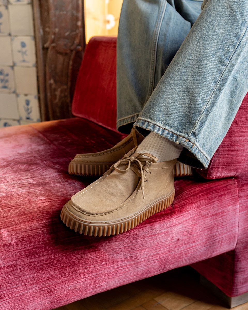 Torhill Hi Bruin Heren Veterschoenen