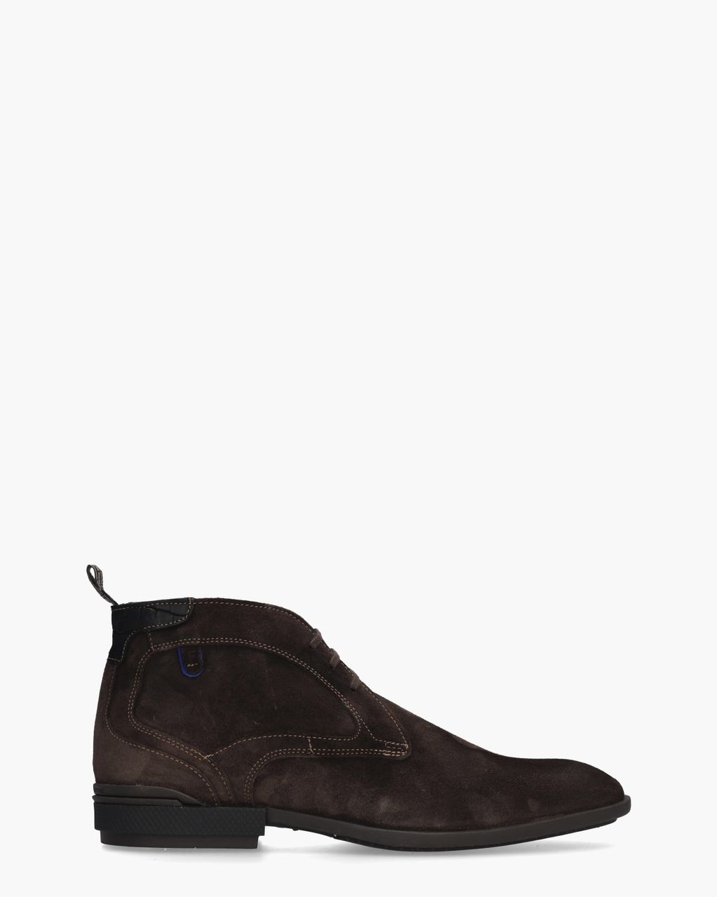 De Hakker 01.04 Donkerbruin Heren Veterschoenen