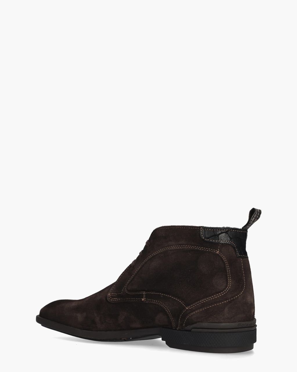 De Hakker 01.04 Donkerbruin Heren Veterschoenen