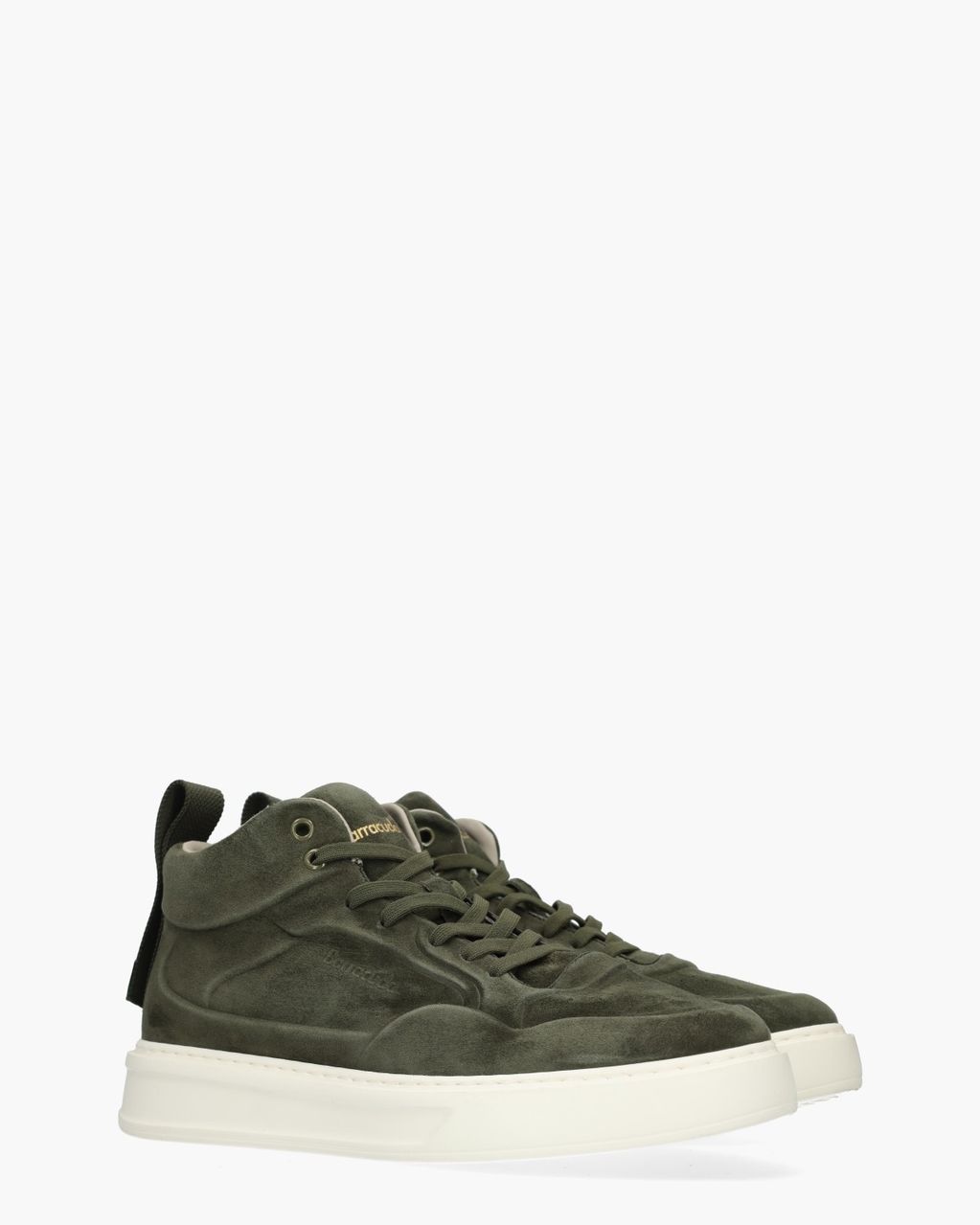 BU3591 Donkergroen Herensneakers