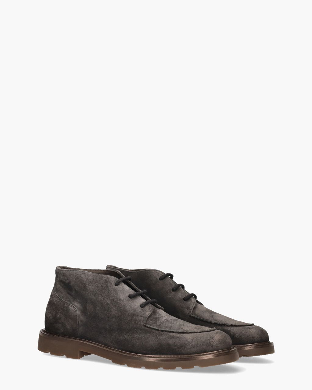 798-03 Donkergrijs Heren Veterboots